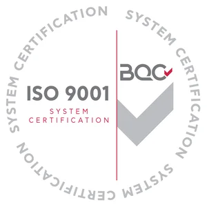 ISO 9001 certification by BQC